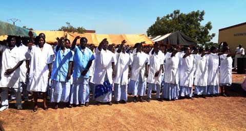 Dédougou : 58 nouveaux diplômés en santé prêtent serment